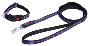 Kennel Reflective Collar & Leash Set (1/2")